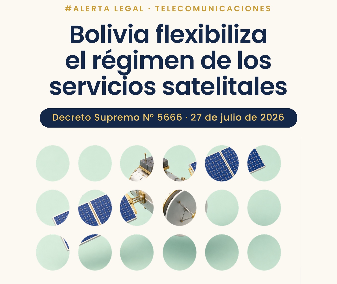 Bolivia flexibiliza la regulación de los servicios satelitales